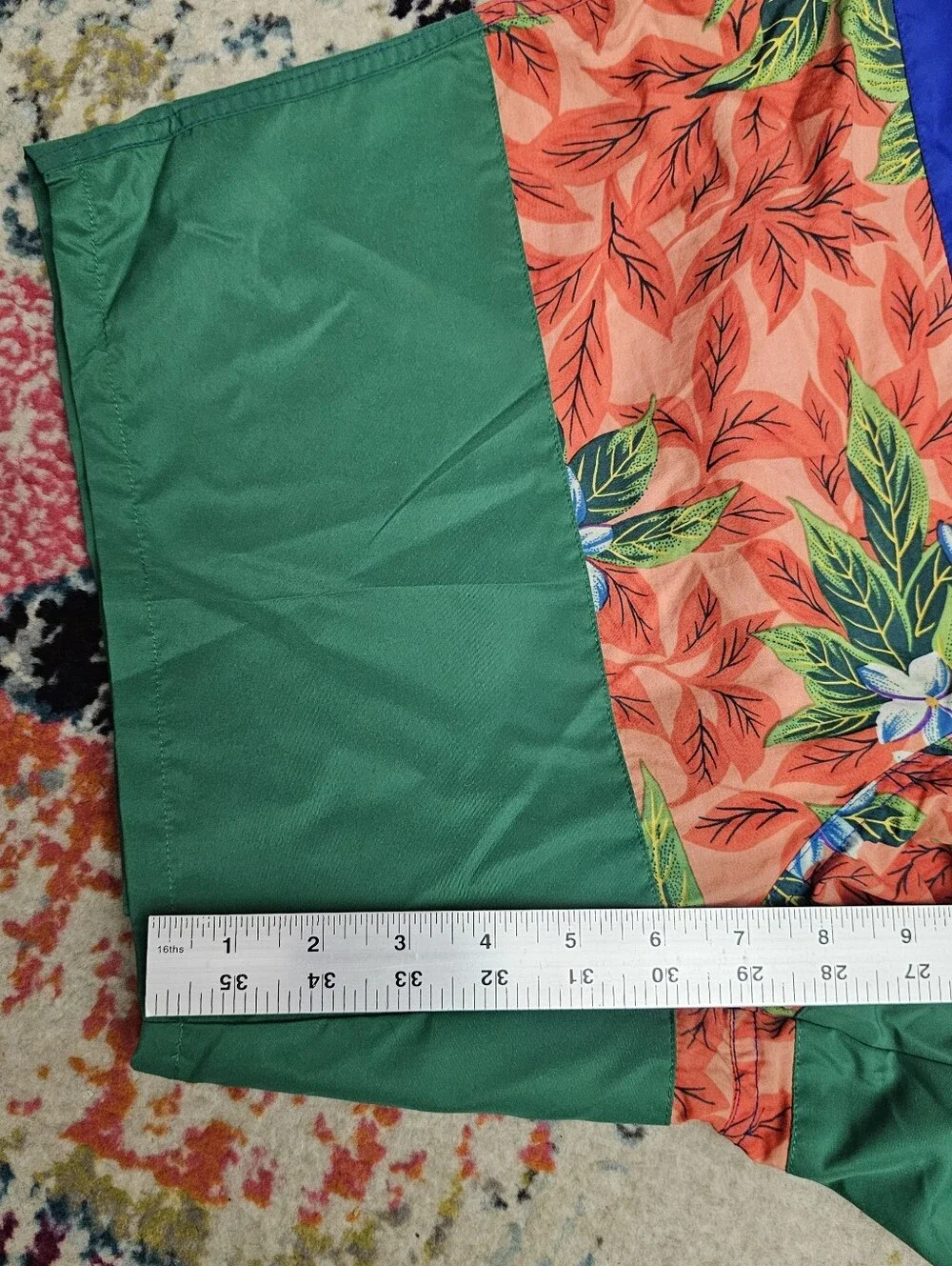 POLO SPORT RALPH LAUREN Nylon Swim Trunks Mens Large Board Shorts Floral Block